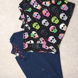 Lot of 2 Scrub Tops
